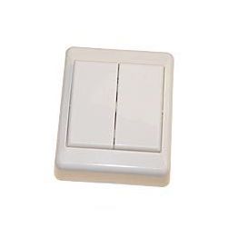 Kytkin RS16 6+6 PA R IP21 valkoinen