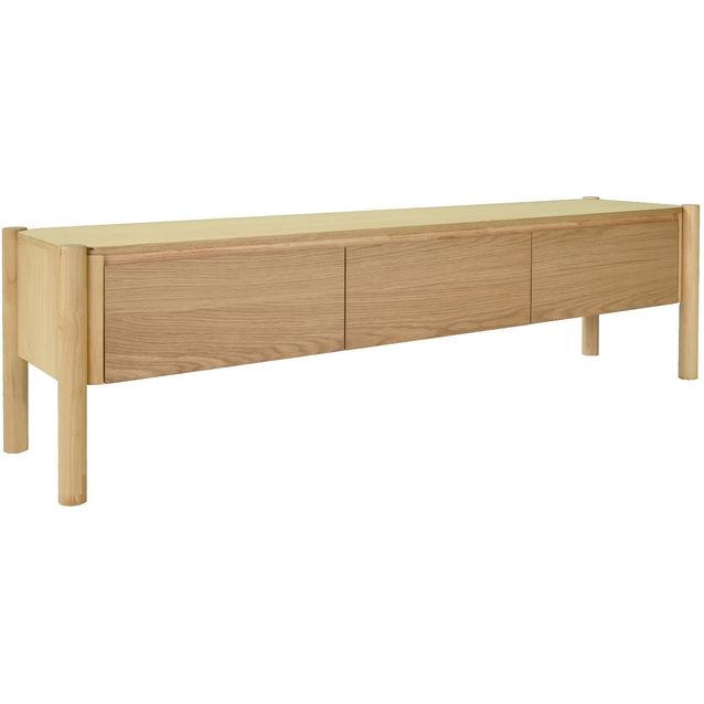 TV cabinet GARDENIA 183x43xH50,5cm, oak
