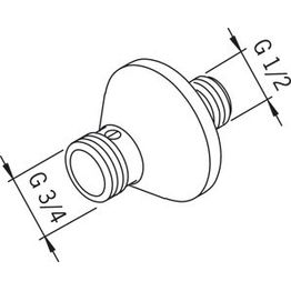 Oras liitin suluin 204120W
