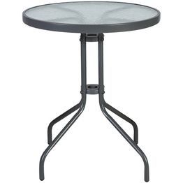 Pöytä Home4You BISTRO Ø60xK70 cm, harmaa