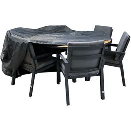 Kalustesuoja Home4You Ø240xK90 cm, säänkestävä, harmaa