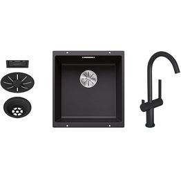 Keittiöallas Blanco Subline 400-U ja Lapetek Round-A keittiöhana APK-liitäntä eri värejä