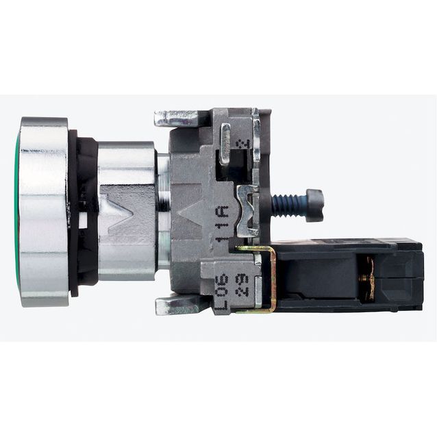 Tasopainike jousipalautuksella XB4BA3311 vihreä 1s  -I-