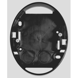 Pinta-asennusrasia 1-osainen kojerasia 2-osainen pistorasia musta