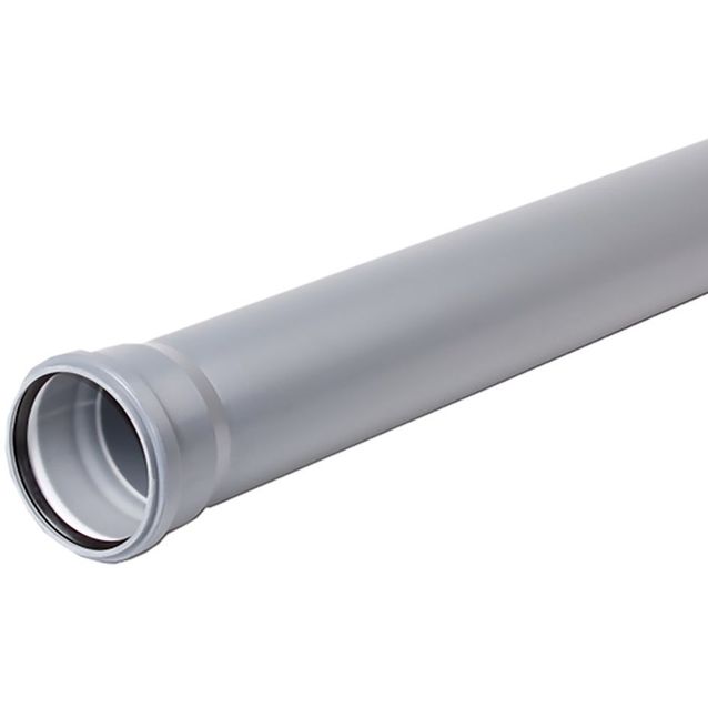 Muhviputki Pipelife HTP PP Ø 110x2000 mm harmaa