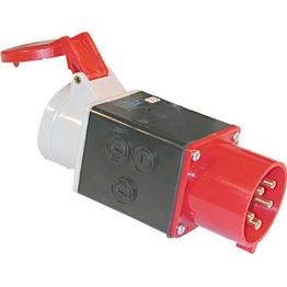 Adapteri 532516 kojevastake 32A / pistorasia 16A + sulakkeet