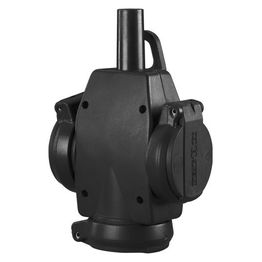 Haaroituspistorasia 3-osainen kumia 1473