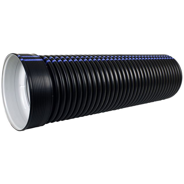 Sadevesi-/rumpuputki Pipelife Raineo PP SN8 muhvilla ja tiivisteellä pituus 6m eri kokoja