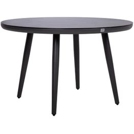 Pöytä Home4You BRISTOL Ø120xK74 cm, harmaa