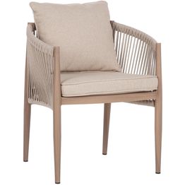 Tuoli Home4You MEDINA 62x60xK74 cm, beige