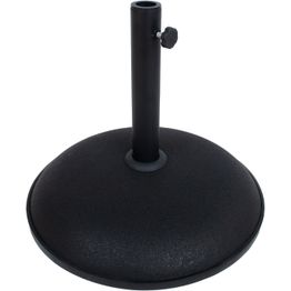 Auringonvarjon jalka Home4You Ø41,5x7 cm/20 kg, betoni 41, musta