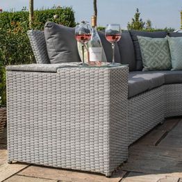 Sivupöytä Home4you Ascot,  67x34x60cm, harmaa