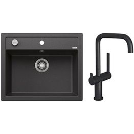 Keittiöallas Blanco Dalago 6 ja Lapetek Lino-A keittiöhana APK-liitäntä eri värejä