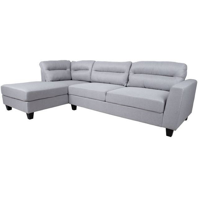 Corner sofa HELSINKI LC, light grey