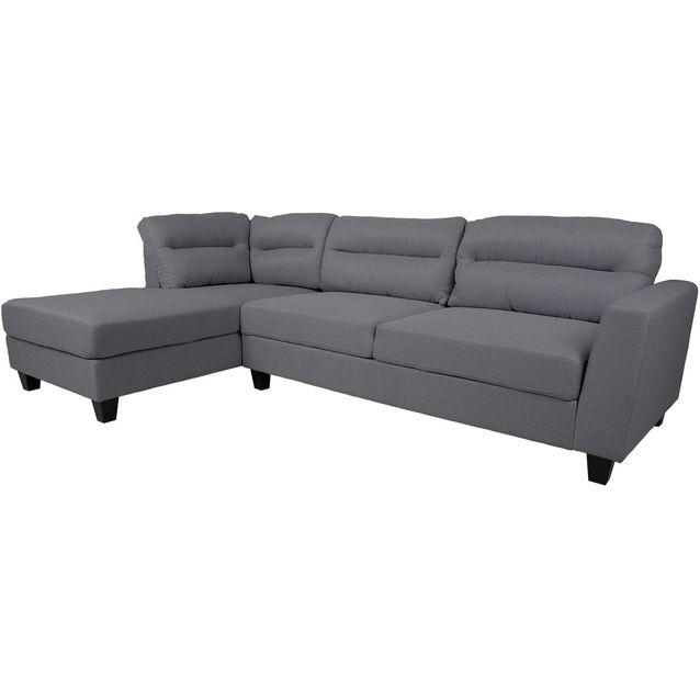 Corner sofa HELSINKI LC, dark grey