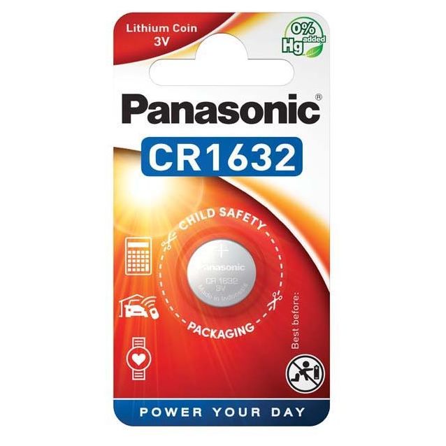 Paristo Panasonic Coin Lithium CR-1632EL 1 kpl/pkt