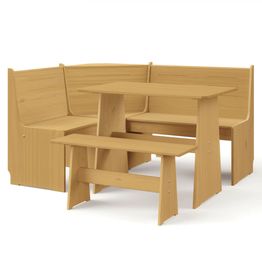 Ruokailuryhmä 3-osainen, mänty, eri värejä