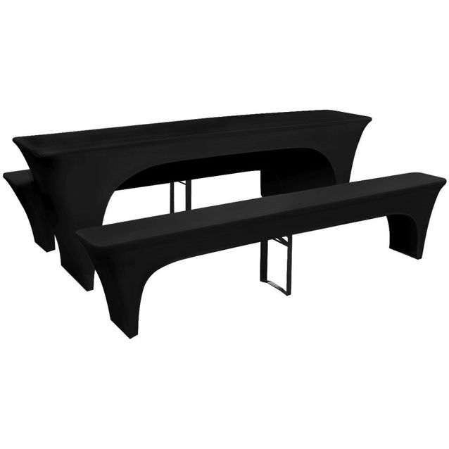 3 suojakangasta olutpöydälle & penkeille venyvä 220x50x80 cm_1