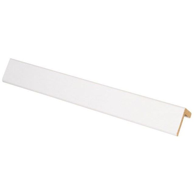 Reunalista Maler Aava, 20x20/16x2800mm, HDF, valkoinen