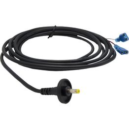 Virtakaapeli Genzo 6V/12V paraply-liitin keltainen 2 m