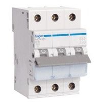 Johdonsuojakatkaisija 3-napainen C 6kA MCN310E 10A