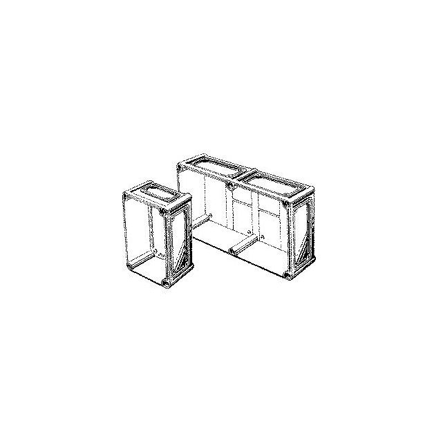 Kotelo ilman kantta EKHA 190X190X100