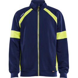 College Blåkläder 3567 pitkällä vetoketjulla huomio-osioin