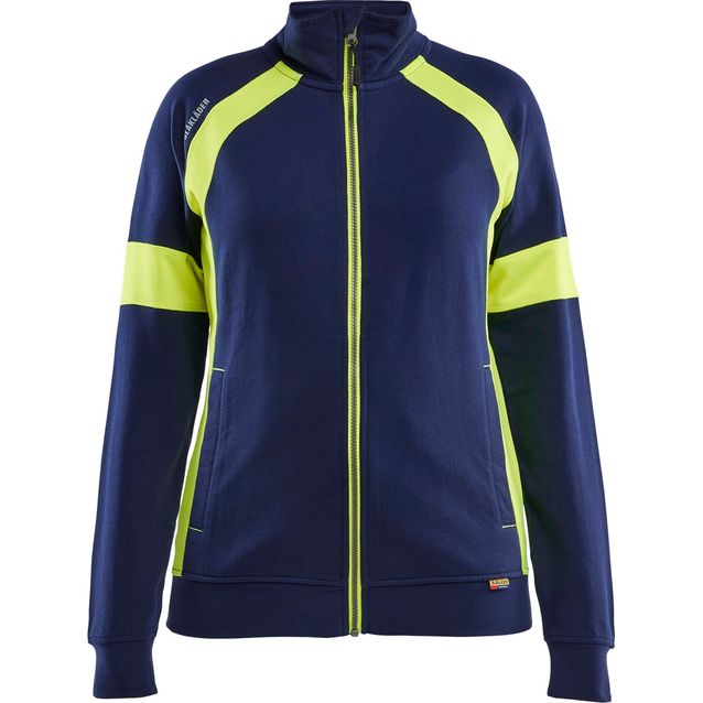 Naisten college Blåkläder 3568 vetoketjulla