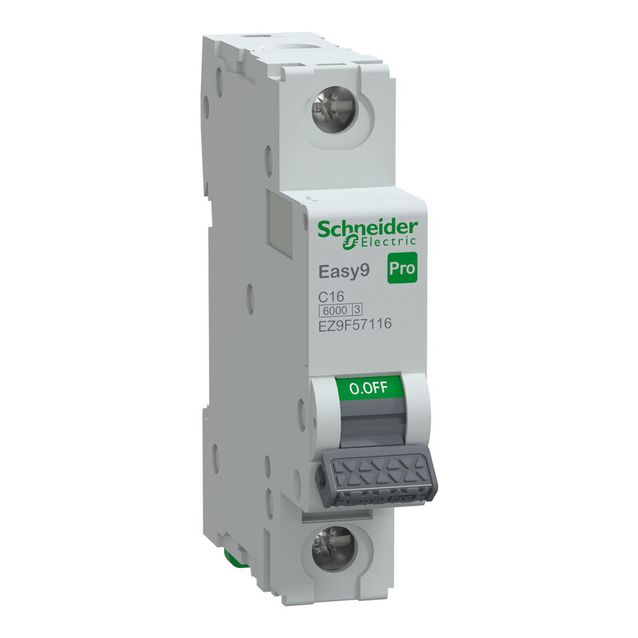 Johdonsuojakatkaisija Schneider Electric Easy9 MCB 1C16 6 kA