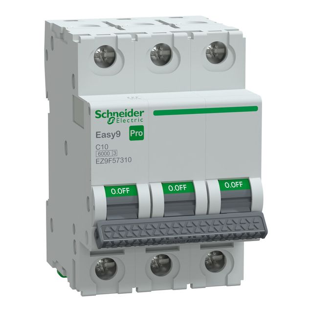 Johdonsuojakatkaisija Schneider Electric Easy9 MCB 3C10 6 kA