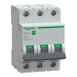 Johdonsuojakatkaisija Schneider Electric Easy9 MCB 3B16 6 kA