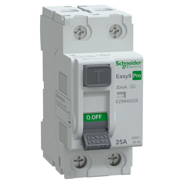 Vikavirtasuojakytkin Schneider Electric Easy9 RCCB 2P 25 A 30 mA A