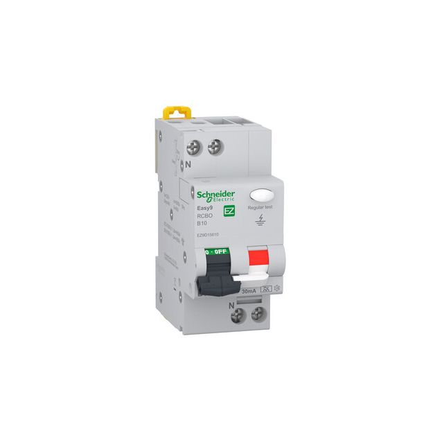 Vikavirtajohdonsuojakatkaisija Schneider Electric Easy9 RCBO 2B10 30 mA