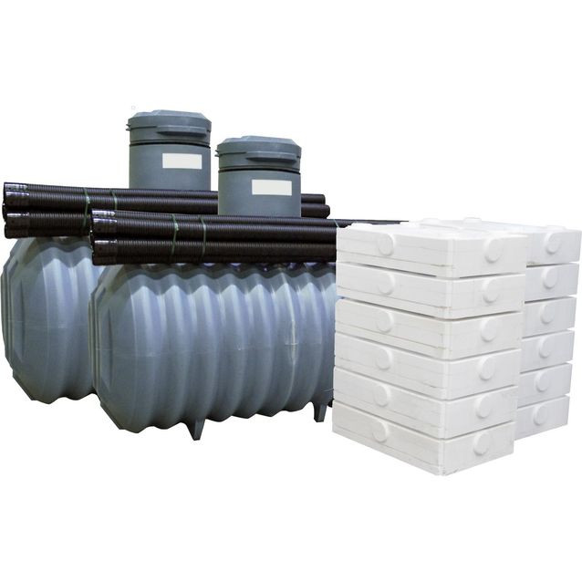 Suodatuskasettipaketti Vestelli 10, 4m³, 3-osainen, 1–10 hengen kaikille jätevesille