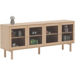 Senkki Home4You HANSEN 160x40xK75 cm, melamiini, beige