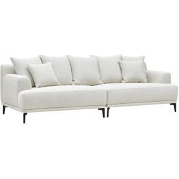 Sohva Home4You MAGNOLIA 4-istuttava, vaaleanbeige