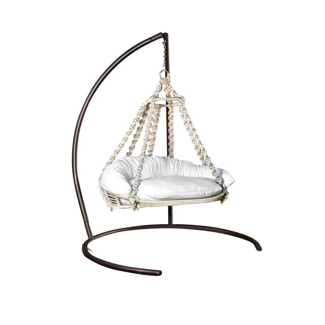 Riipputuoli Linento Garden Ahtapot, 2-istuttava, beige