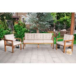 Oleskeluryhmä Linento Garden Toskana 5-istuttava ruskea/beige