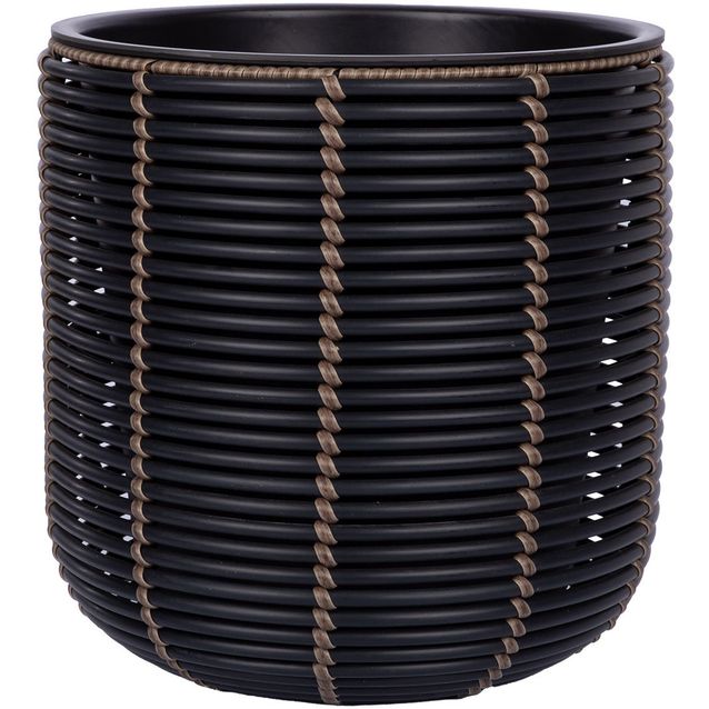 Kukkaruukku WICKER Ø35xK36 cm, eri värejä