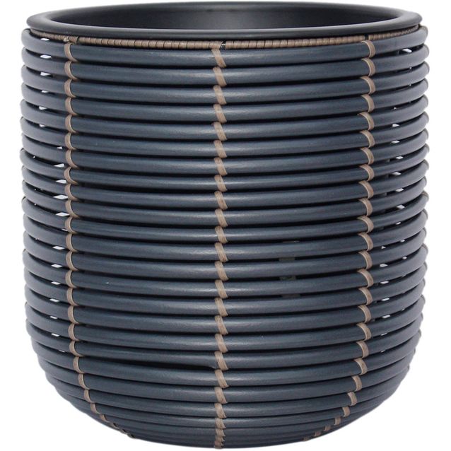Kukkaruukku WICKER Ø27xK28 cm, eri värejä