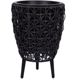 Istutuslaatikko Home4You WICKER 28x28xK42 cm, eri värejä