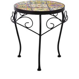 Kukkapöytä Home4You MOROCCO Ø30xK35 cm, monivärinen