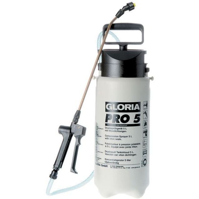 Paineruisku Gloria Pro 5 5L öljynkestävä