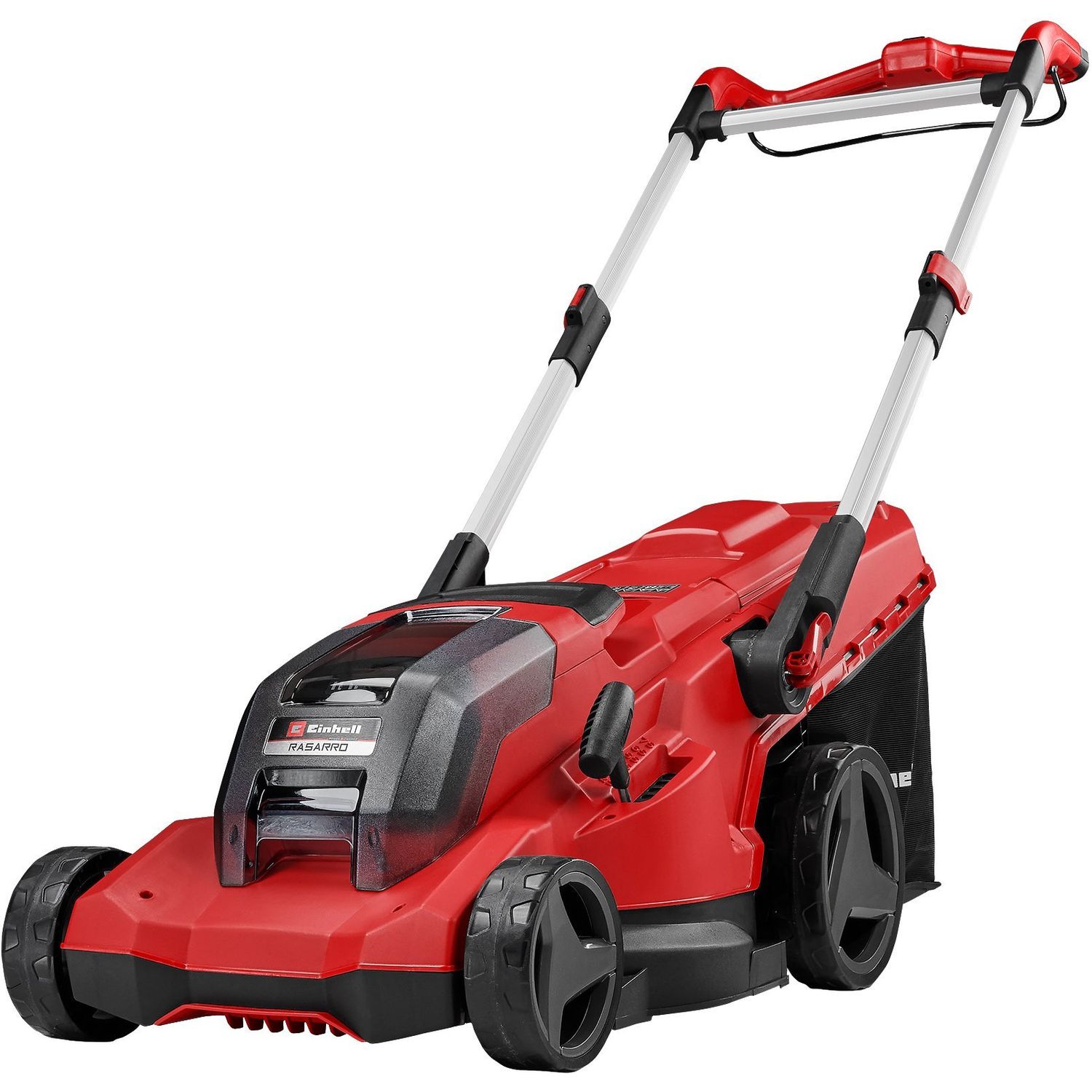 Akkuruohonleikkuri Einhell Power X-Change RASARRO 36/42 2x5,2 Ah akuilla