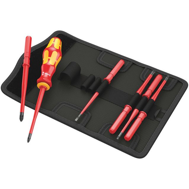 VDE-ruuvitalttasarja Wera KK 7 extra slim 1 7-os.