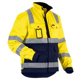 Takki Blåkläder Highvis 4023 keltainen/mariininsininen