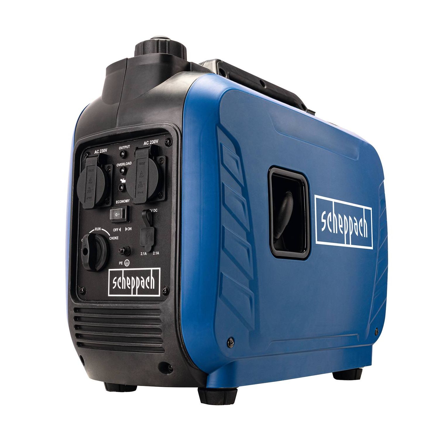 Invertteriaggregaatti Scheppach SG2500i 2x230V+2xUSB 2,1 A