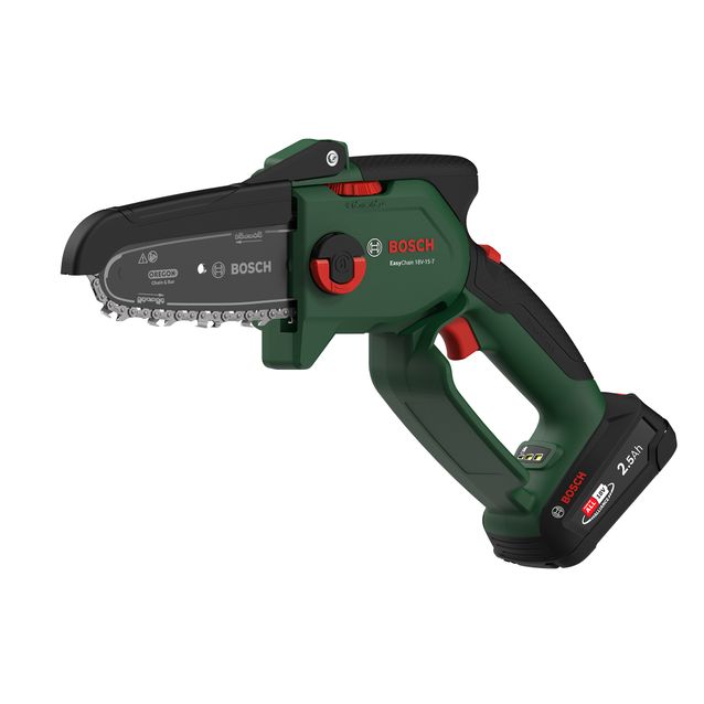 Akkuoksasaha Bosch EasyChain 18V-15-7 18V 2,5 Ah akulla