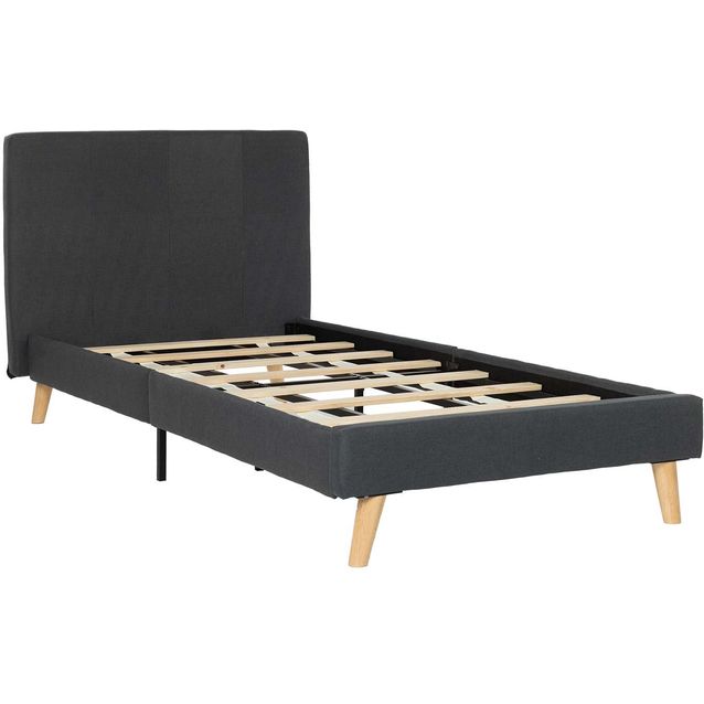 Bed JUNO 90x200cm, grey