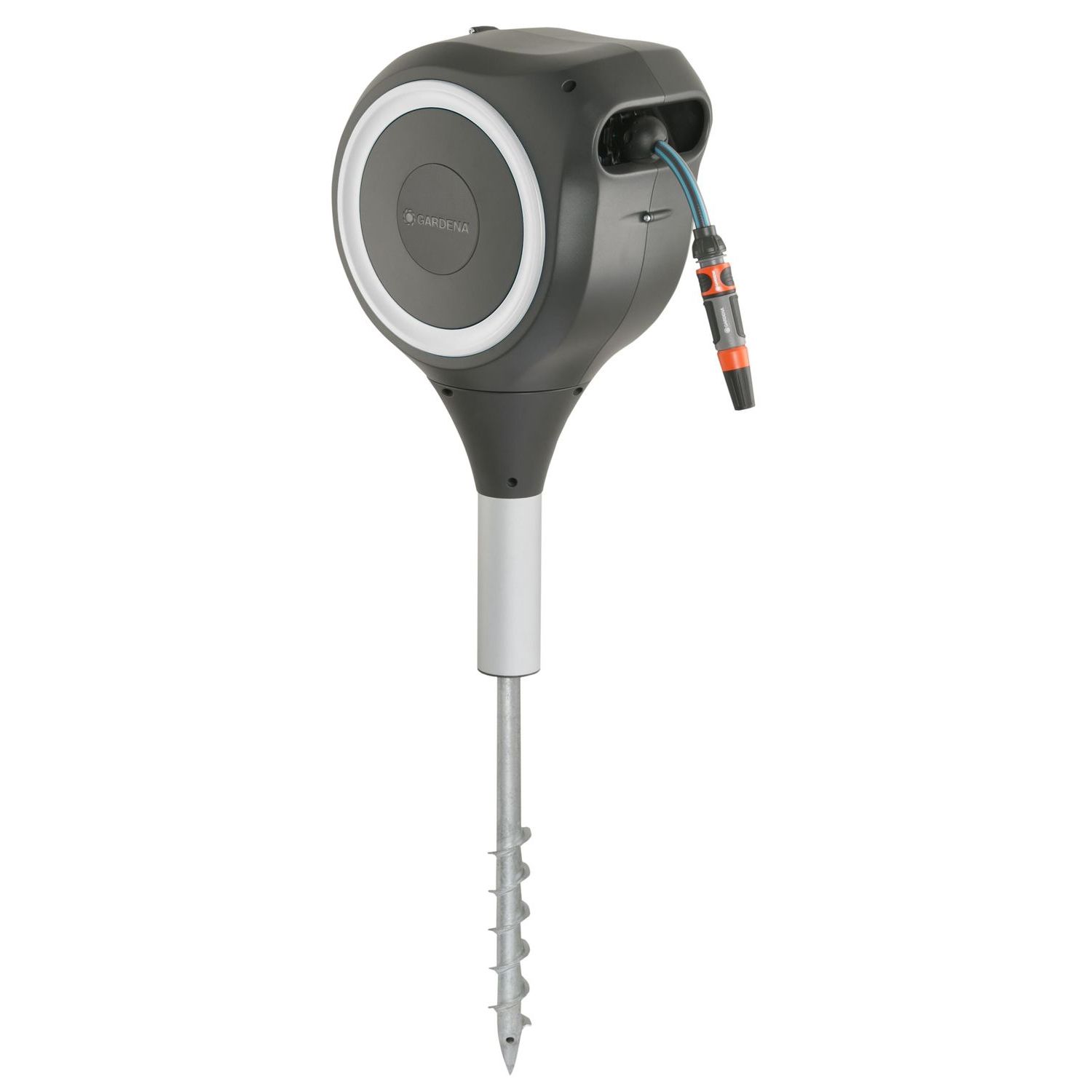 Letkukela Gardena Rollup S 15 m maapiikki valkoinen